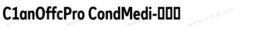 C1anOffcPro CondMedi字体转换 C1anOffcPro CondMedi字体转换